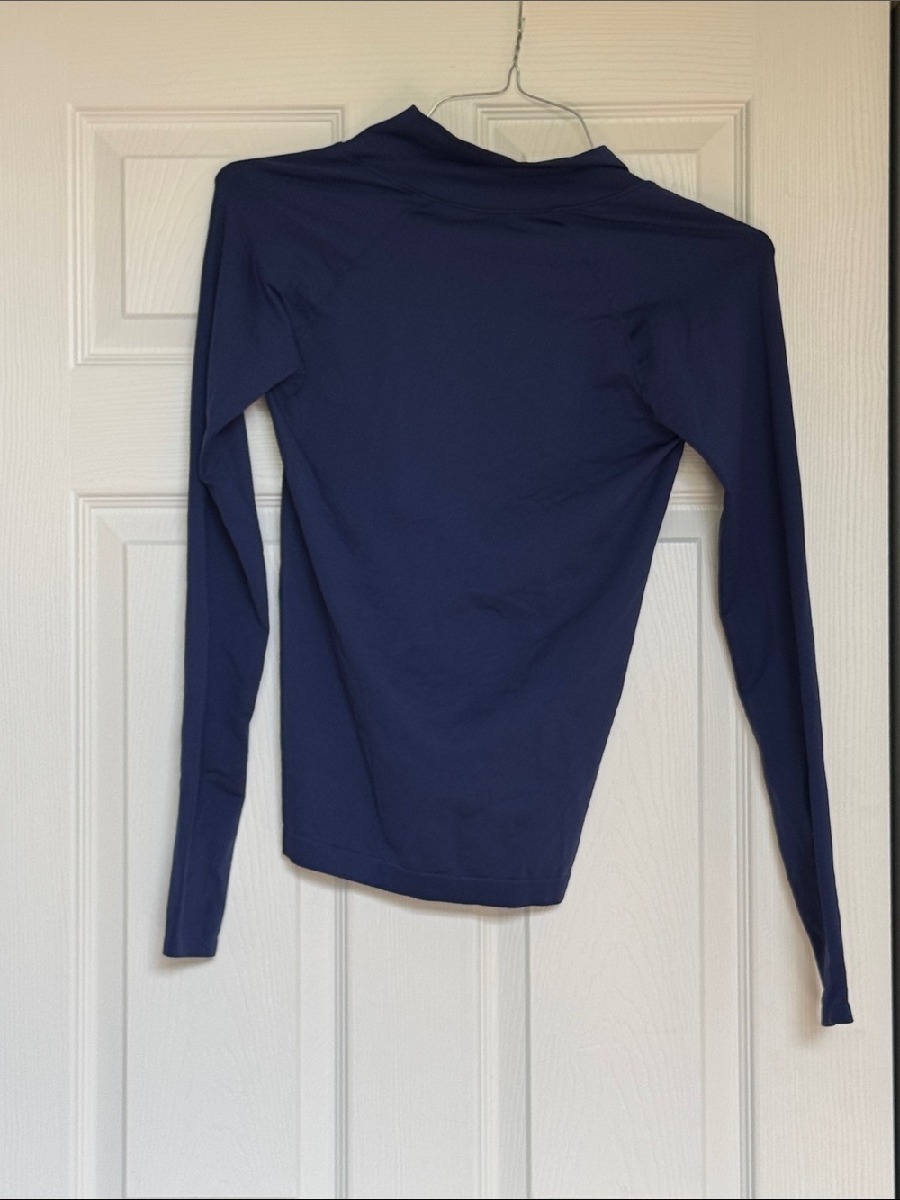 Fabletics Navy Zip-Front Long Sleeve Active Jacket - Picture 3 of 5